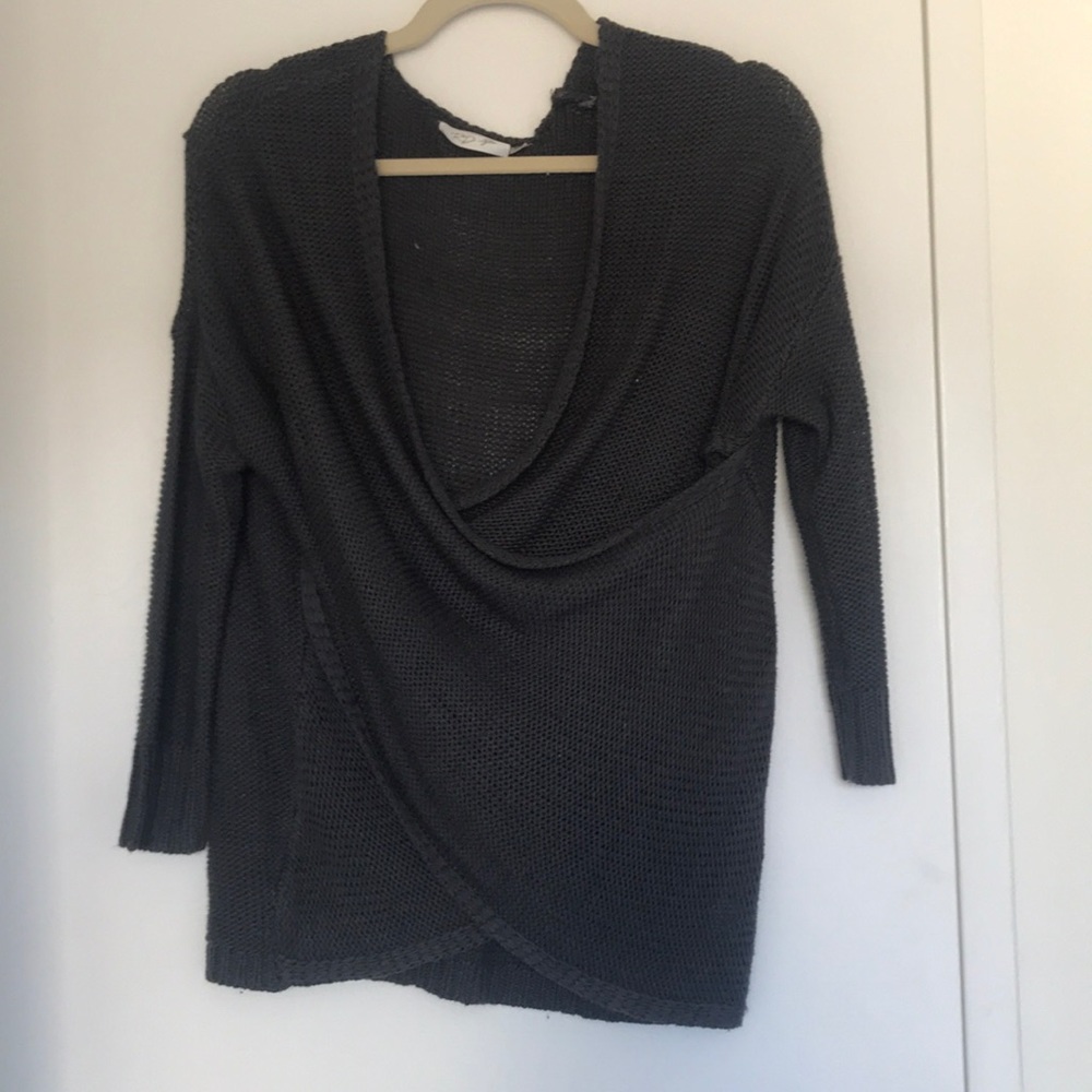 Crossover sweater